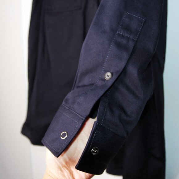 BNWT AW19 ACNE STUDIOS OVERSIZED NAVY SHIRT JACKET 46 - Picture 8 of 13
